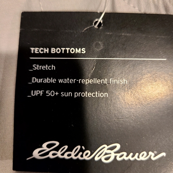 Eddie Bauer Tech Capri Pant Ash Color NWT - Picture 3 of 7